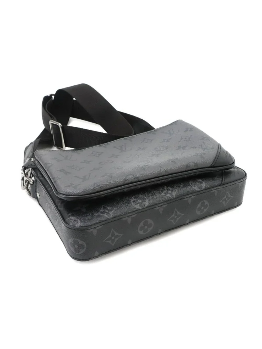 Louis Vuitton Monogram Eclipse Reverse Trio Messenger Shoulder Bag
